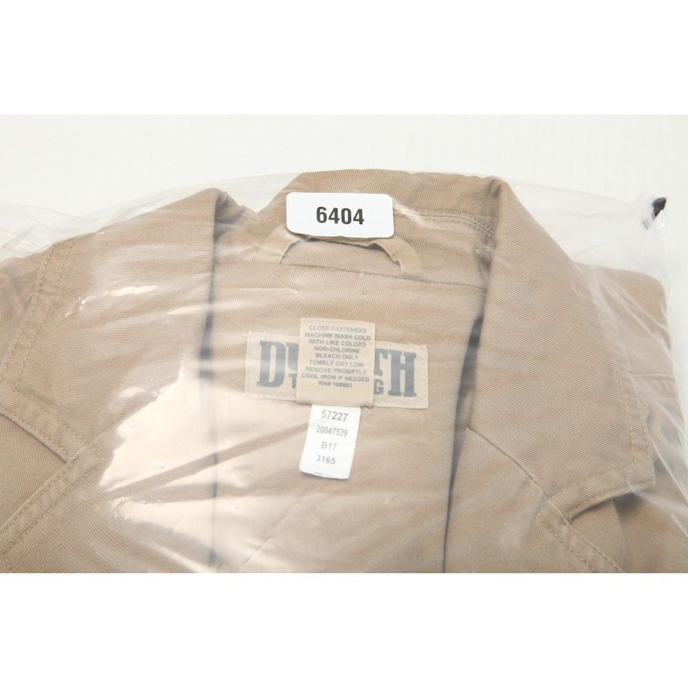 Duluth Trading Co Blazer Jacket Mens Medium Tan Cotton Workwear Utility Pockets - Picture 15 of 15